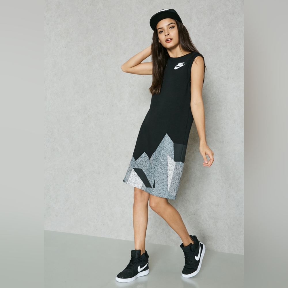 Nike Sleeveless Fleece Sweatshirt Dress